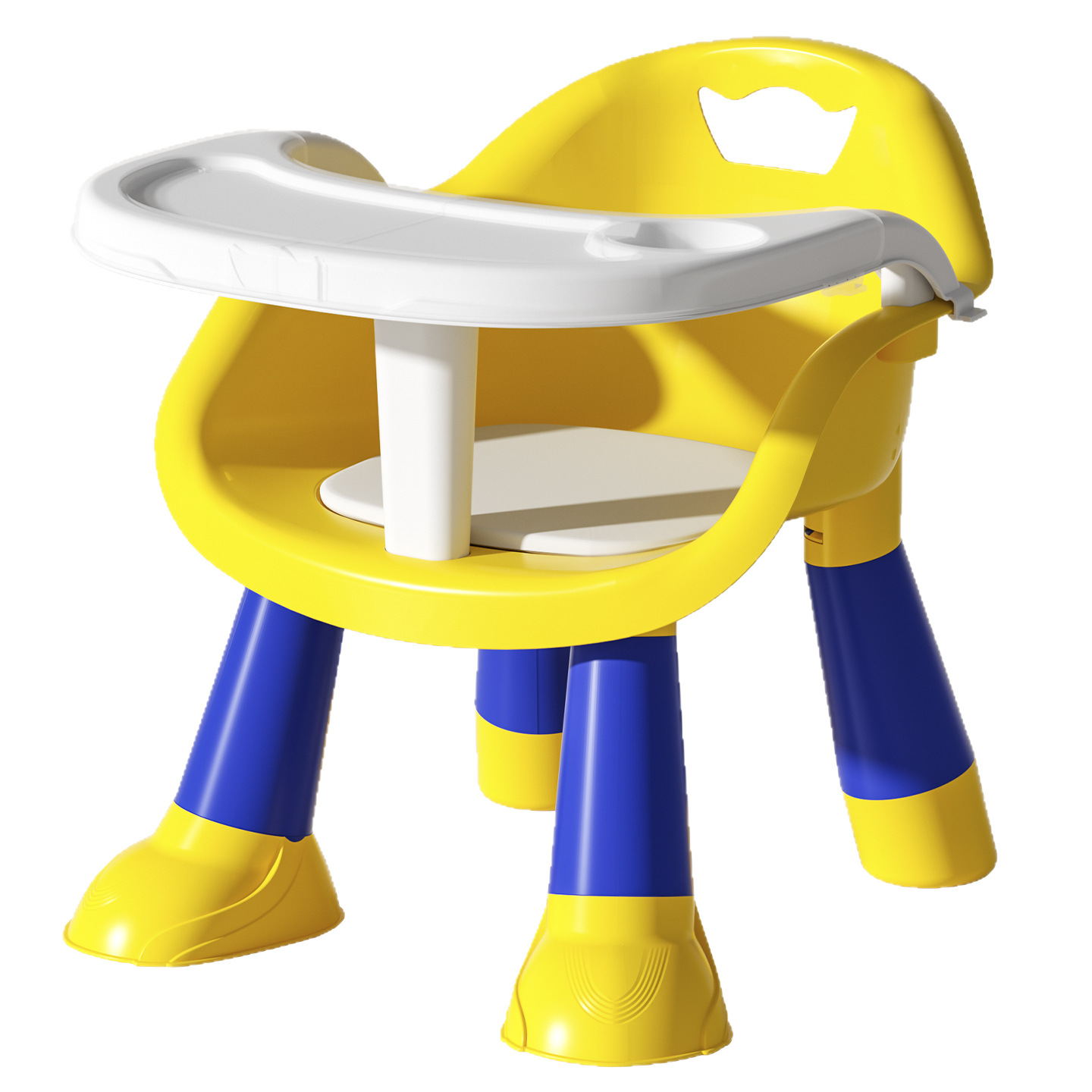 Mesa de comedor para bebés, silla multifuncional, silla infantil, asiento de respaldo de plástico doméstico llamado pequeño banco image 5