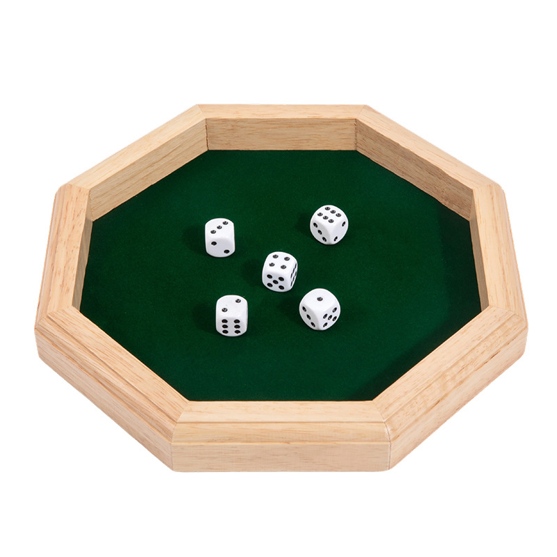 Amazon madera de cuatro lados Flip tablero juego de padres e hijos juego interactivo bar KTV juguete entretenimiento ocio vino orden image 15