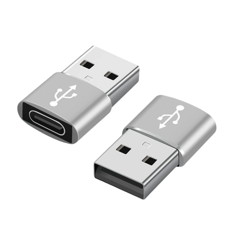 Mobile phone charging conversion head USB to Type-C suitable for Apple 15 charging treasure computer data transmission vehicle transfer