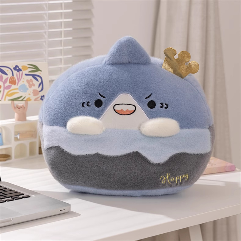 케이크 상어 손 따뜻하게 베개
