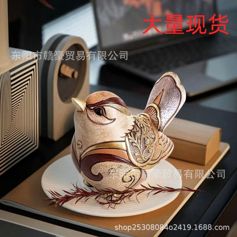 Cross-Border New Product Personalized Bohemian Bird Retro Animal Statue Decorative Bird Gift Resin Crafts Ornament Cross-Border New Product Personalized Bohemian Bird Retro Animal Statue Decorative Bird Gift Resin Crafts Ornament