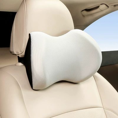 Car Headrest, Car Memory Foam, Headrest - p154-gray-headrest
