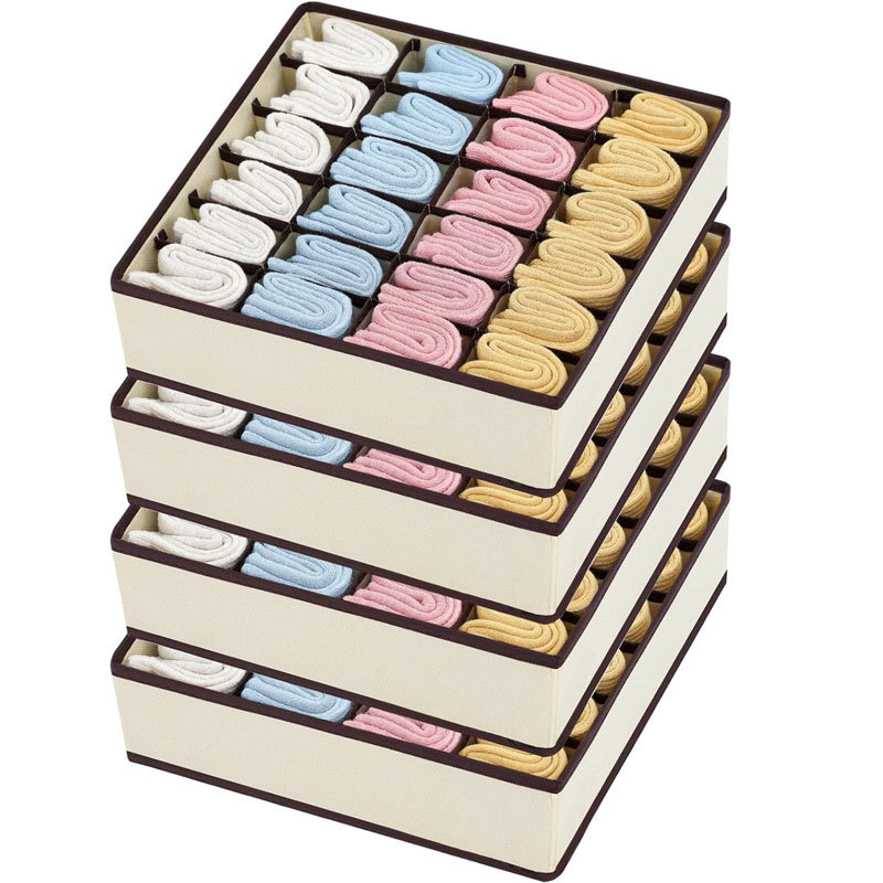 4 piezas de 24 gramos Beige Brown Edge