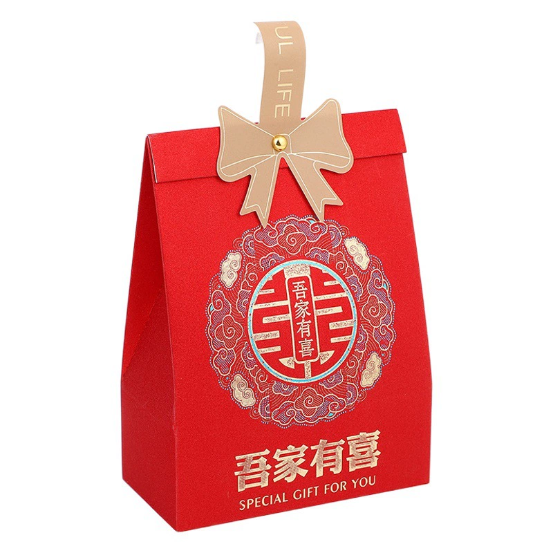 Новая китайская коробка конфет Свадебная коробка конфет мульти-стиль пустая коробка лук портативный свадебный подарок настольная коробка подарка конфеты