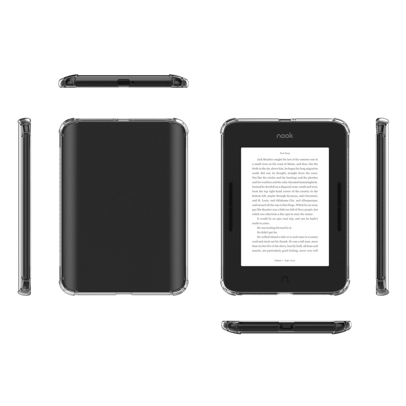 Nook GlowLight 3 電子ブック保護ケース 2017 6inch オールインクルーシブ エアバッグ 落下防止 ソフトシェル TPU に適しています。|undefined
