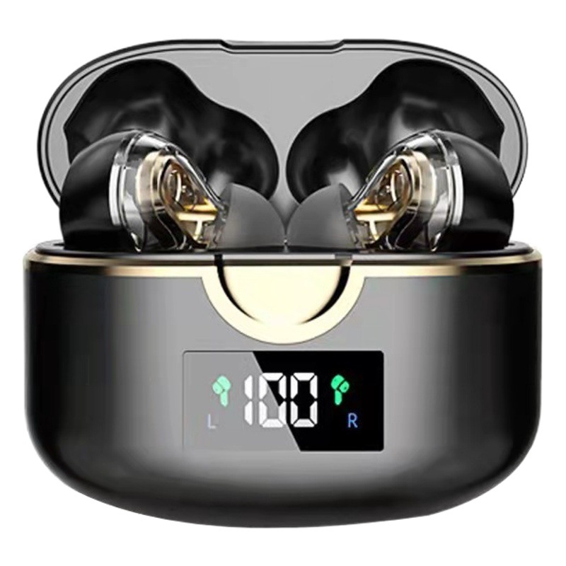 Transfronterizo caliente T22TWS auriculares Bluetooth ENC llamada reducción de ruido en la oreja de doble altavoz estéreo auriculares inalámbricos