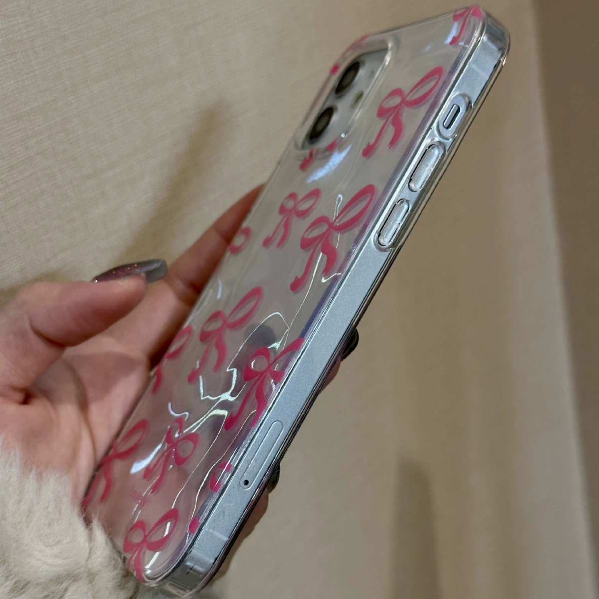 Apple, compatible iPhone 16 with bow, phone case, iphone, 16promax
