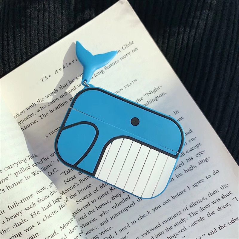 Fundas protectoras con diseño de dibujos animados para Apple AirPods 4, compatibles con auriculares de las generaciones pro1/2/3/4.