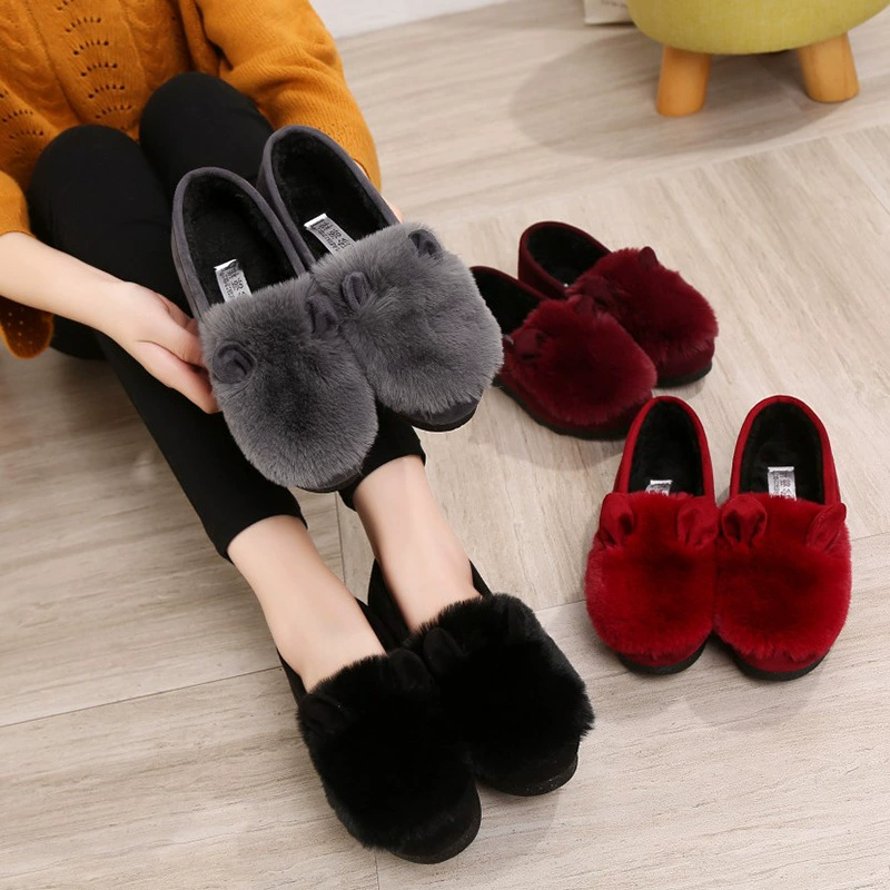Fleece-Lined Warm Shoes...