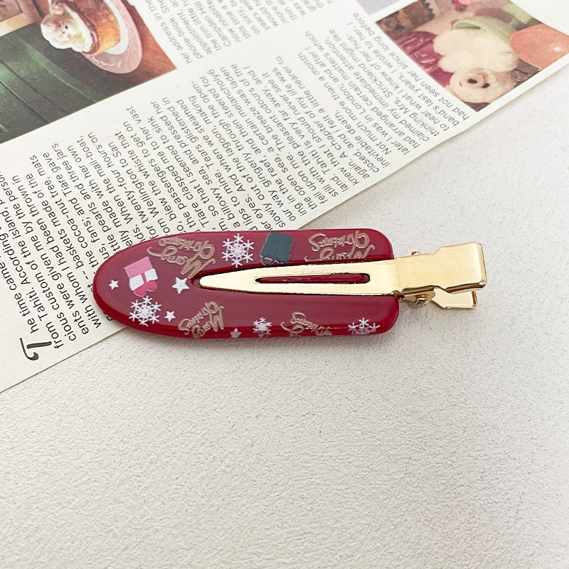 圣诞节鹿角发夹圣诞发饰儿童可爱夹子网红卡通麋鹿发卡发饰女批发