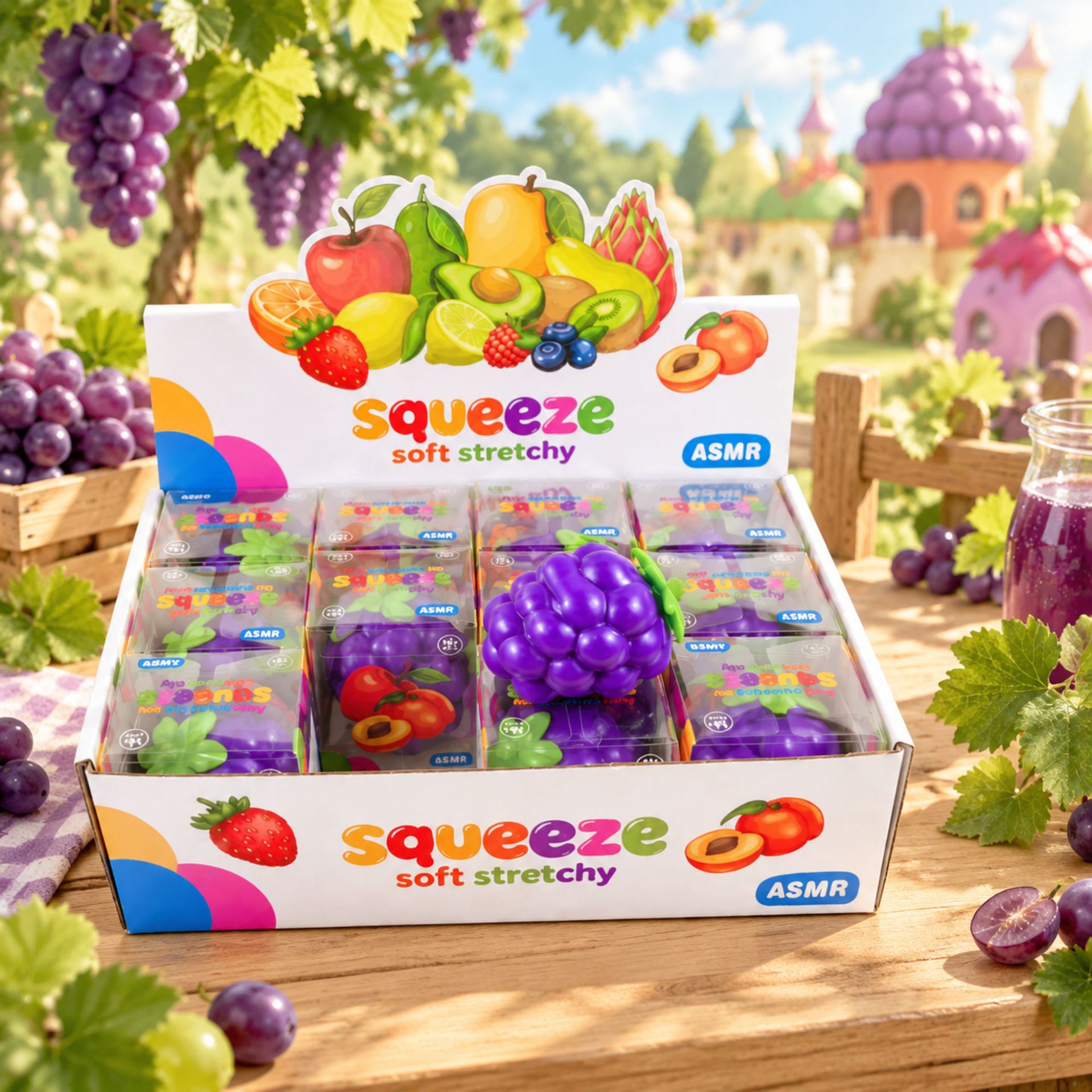 【grapes】pinch the ball by hand