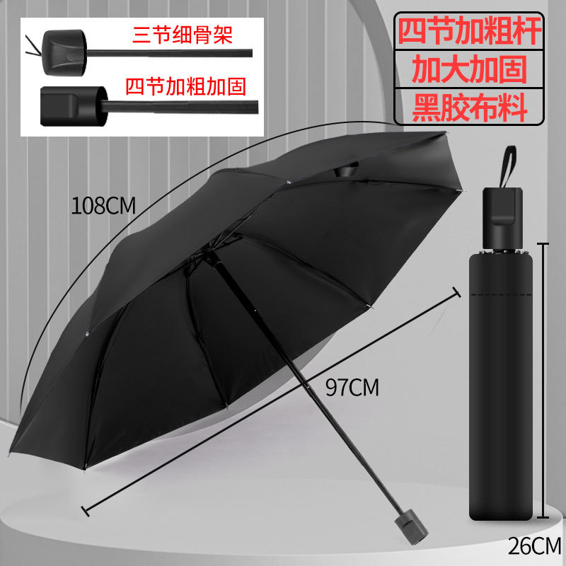 雨伞超大3-5人加大加厚加固抗风暴雨折叠手动双人超大号晴雨伞|undefined
