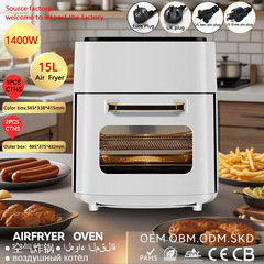 跨境可视电烤箱12L家用大容量无油烟空气炸锅多功能Airfryer110V