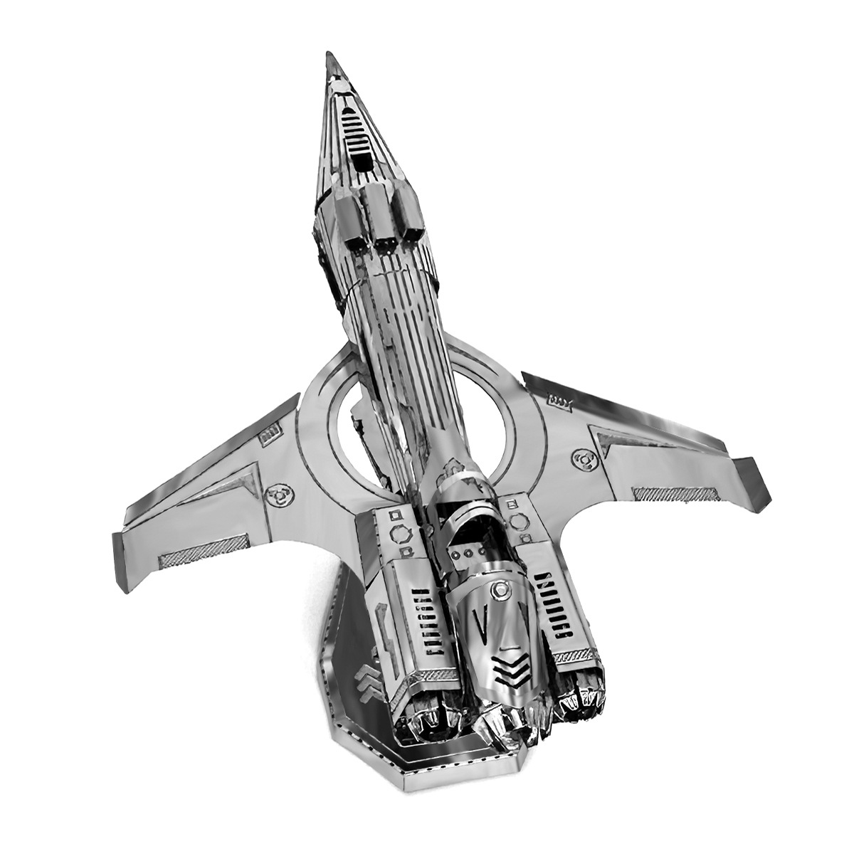 R2D2DIY puzzle de metal 3D hecho a mano modelo tridimensional para adultos Juguetes de puzzle de ensamblaje