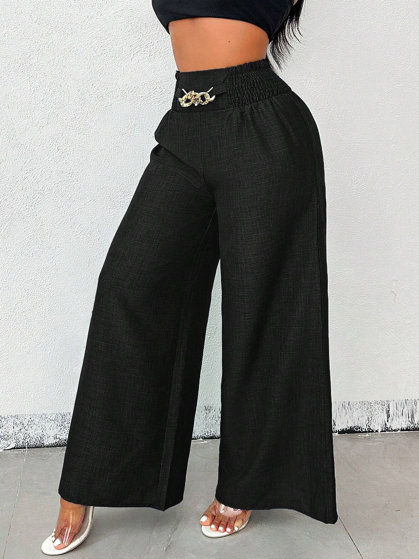 273g Weight Straight Pants Pants Length Polyester Fabric Type Low Waist Waist Line Casual Pants Pants Type Inelastic Elasticity Holiday Occasion Loose Fit Type Solid Color Pattern 2025 Spring and Summer Season Women's Gender Streetwear Style Women's Holiday Streetwear Solid Color Straight Pants Casual Pants 1