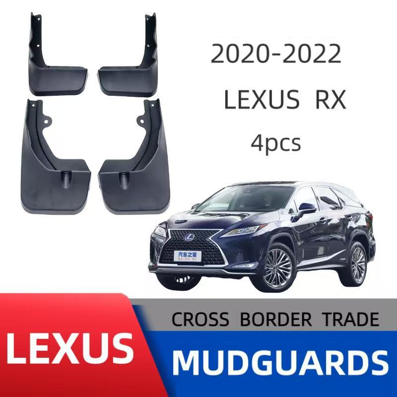 Guardabarros para Neumáticos de Automóvil Lexus RX 20-22, Ventas Transfronterizas, Suministro para Comercio Exterior, Dropshipping.