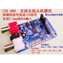 I2S ADC ���lI2S�ɼ���ģ�K����ģʽ �_�l��24BIT 192K  96K 48K