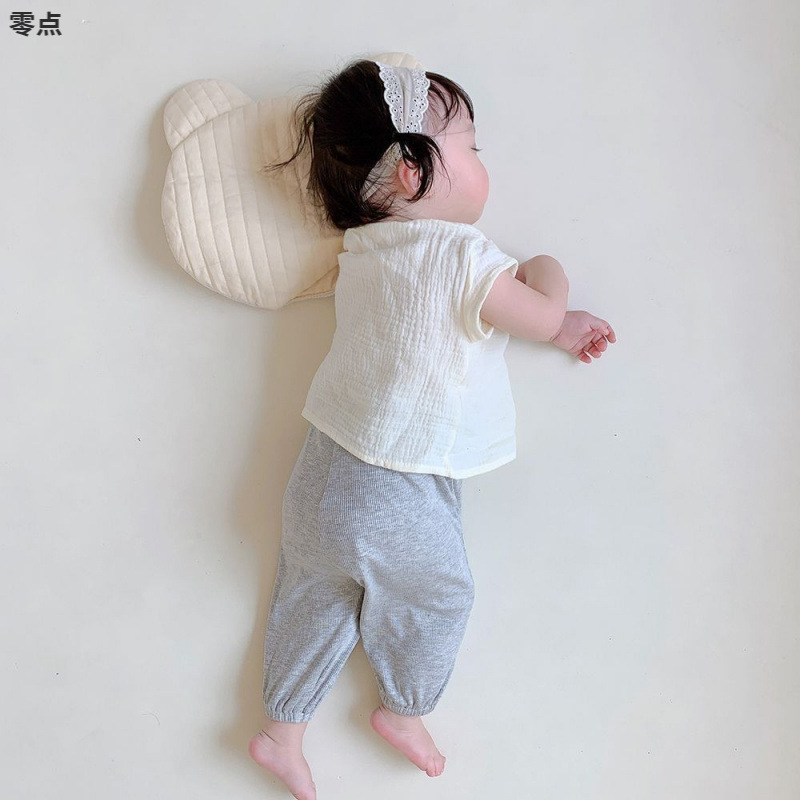 ベビーパンツ夏薄い防蚊パンツモーダル空調ズボン男性と女性の赤ちゃん大型ppパンツ通気性お尻パンツ|undefined