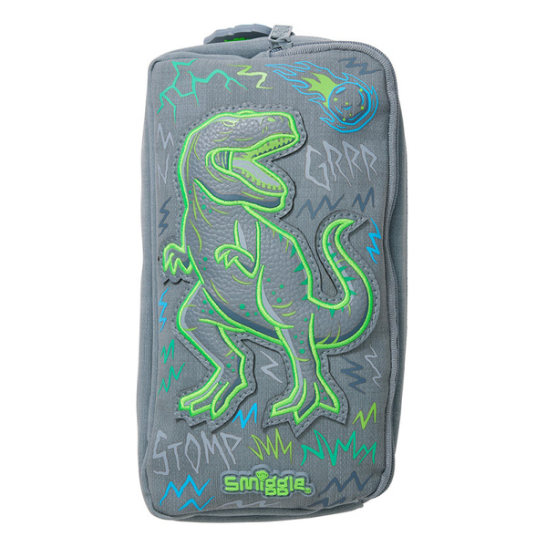 Double-layer capacious cartoon pencil case for students