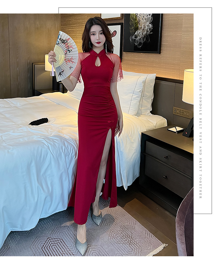 2023 Sexy Slimming Slit Long Dress Nightclub Evening Gown Cheongsam 5946GT536_ecoleips.com