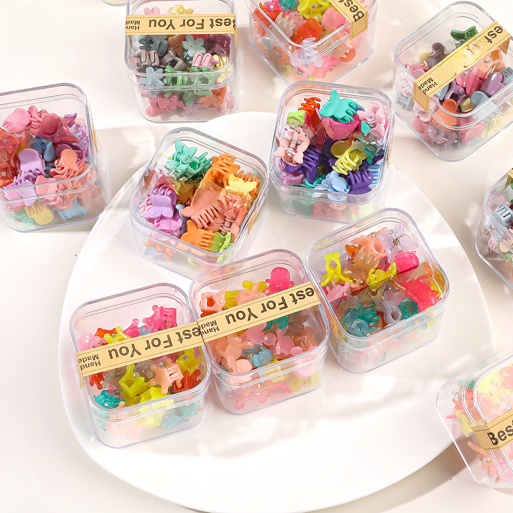 Qiyue forcina per capelli color caramella piccola forcina per capelli in scatola Colore Capelli intrecciati piccola clip per capelli frangia spezzata clip per capelli all'ingrosso_voghion.com