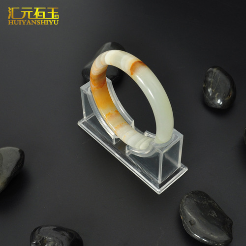 A goods Afghan jade bracelet ice seed wrapped silk jade belt leather bracelet jade jade pattern jade bracelet gold store promotional gift