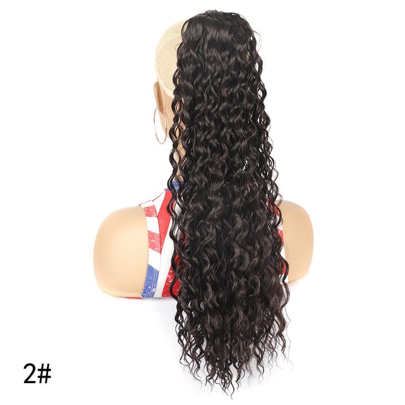 马尾假发 女长发小卷自然隐形抓夹高马尾辫 Curly Hair Ponytail|undefined