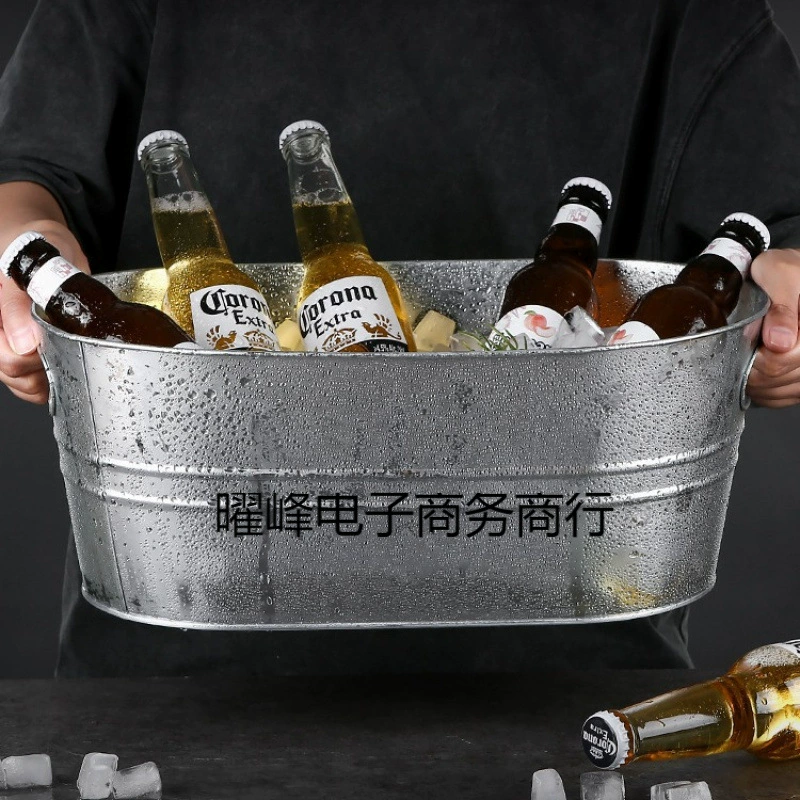 Модное ведро для охлаждения красного вина, шампанского, пива, ведро для льда большой емкости, ведро для хранения льда, домашний ларек, ведро для кубиков льда