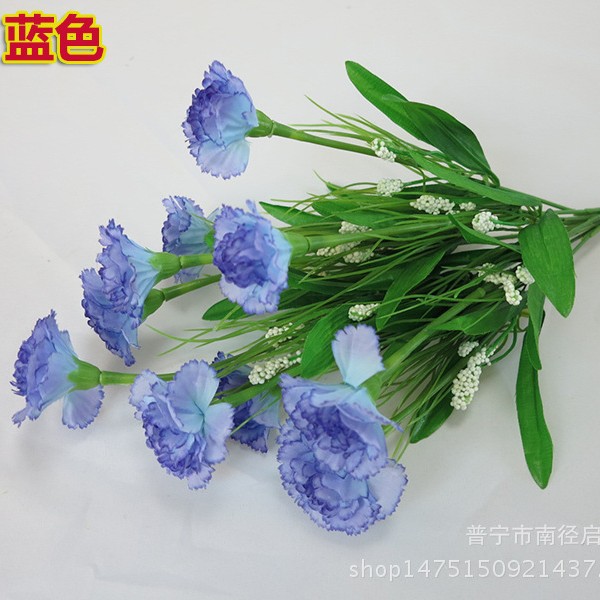 Suministro directo de fábrica día la madre simulación 10 clavel ramo juanhua eterna flor estrellada espuma