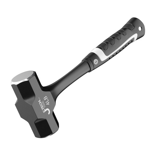 Octagonal hammer construction site hammer tool solid conjoined wall smashing Jieke heavy-duty hand hammer one-piece wall demolition hammer
