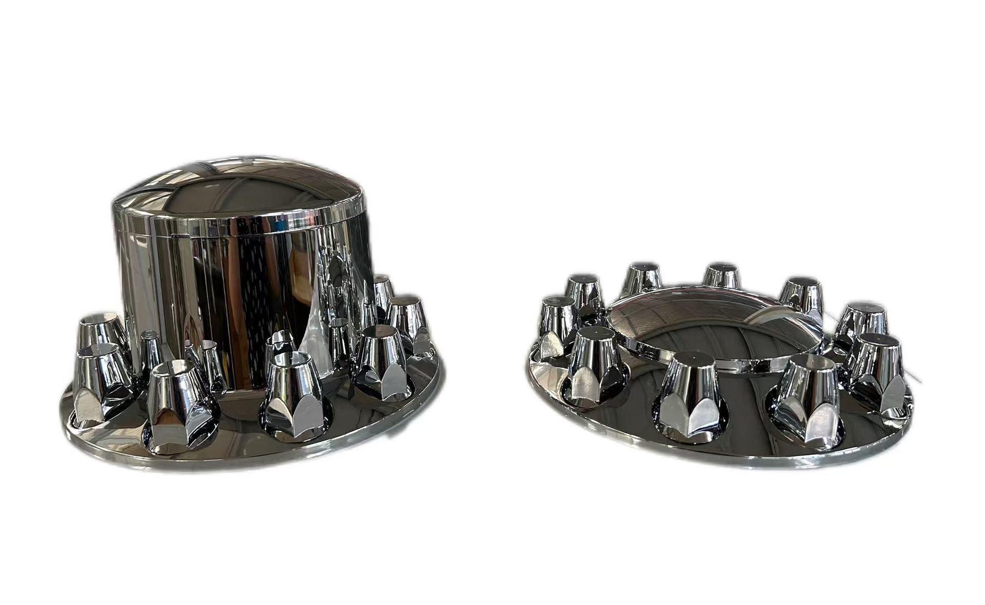 Truck Universal Rear Hub Cap Plastic Chrome Plated with 10 33 mm Bolt Caps Cross-Border Hot Product Exterior Modification