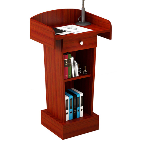 Podium, speaking podium, simple and modern welcome podium, reception podium, consultation table, hosting podium, emcee's podium, podium