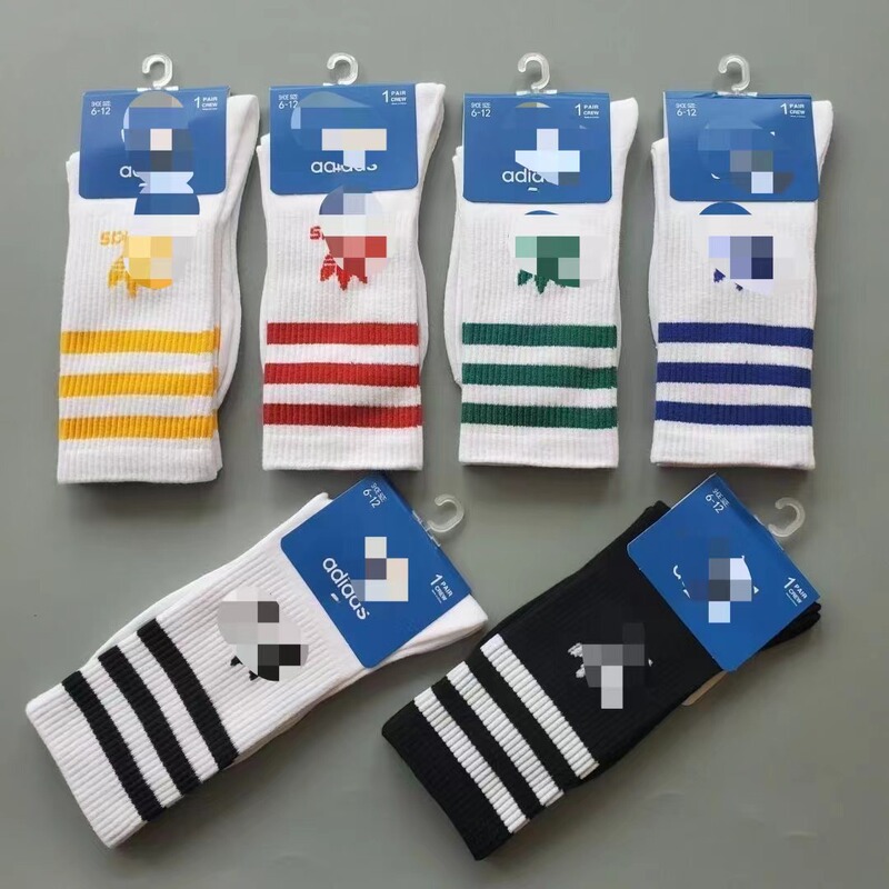 Clover Ad Socks Long Thin Colorful All-Season Mid-Tube Cotton Socks Trendy Brand Short Tube Unisex Couple High Tube Socks