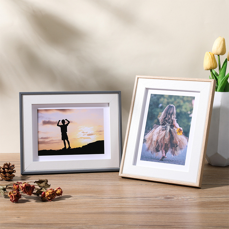 Modern simple photo frame table 6 inches 7 inches 8 inches 10 inches 16 inches studio children wedding photos wall hanging wholesale
