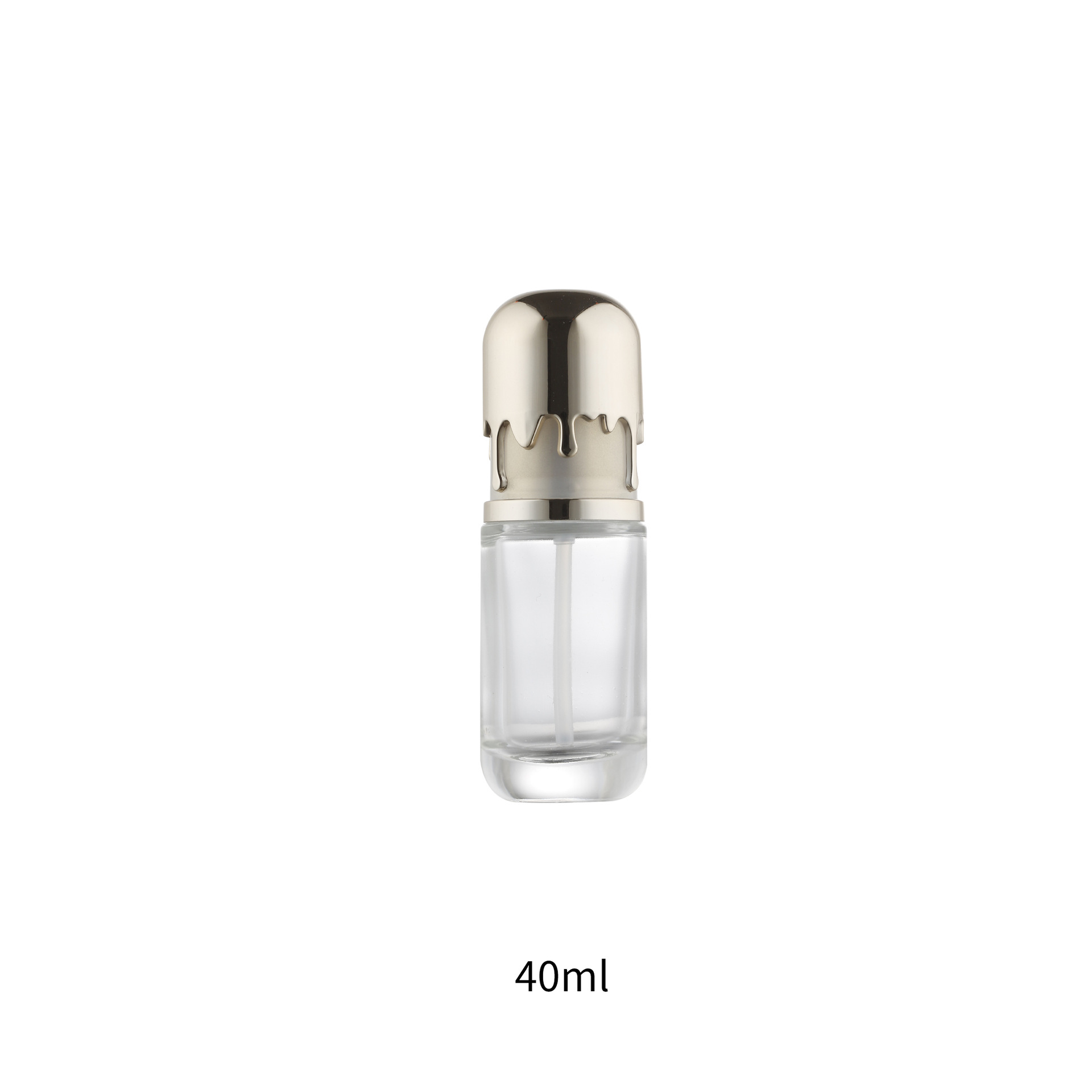 40ml 라이트 병 + 액세서리, 투명, 유리