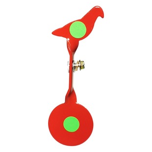 Red Bird Shooting Training Cutting Tree Target Shooting Slingshot Training Target Portable Cutting Tree Target Metal Target