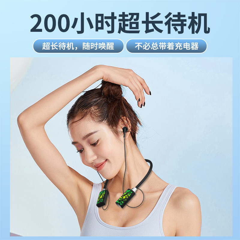 Auricular Bluetooth inalámbrico en la oreja deportes inalámbrico Bluetooth cuello auriculares Batería grande resistencia Huaqiang Norte al por mayor