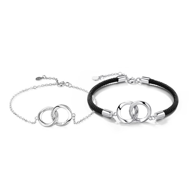 Preference Series Mobius Ring Couple Bracelet Pair Fashion Light Luxury Distinctive Long-distance Love Couple's Hand Rope