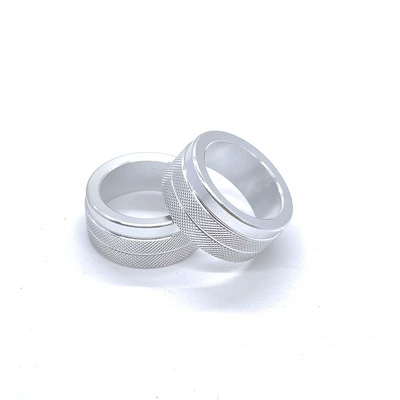 Decorative Ring Modification, Other Automotive Interior Supplies - air-conditioning-knob-ring-silver-set-of-2