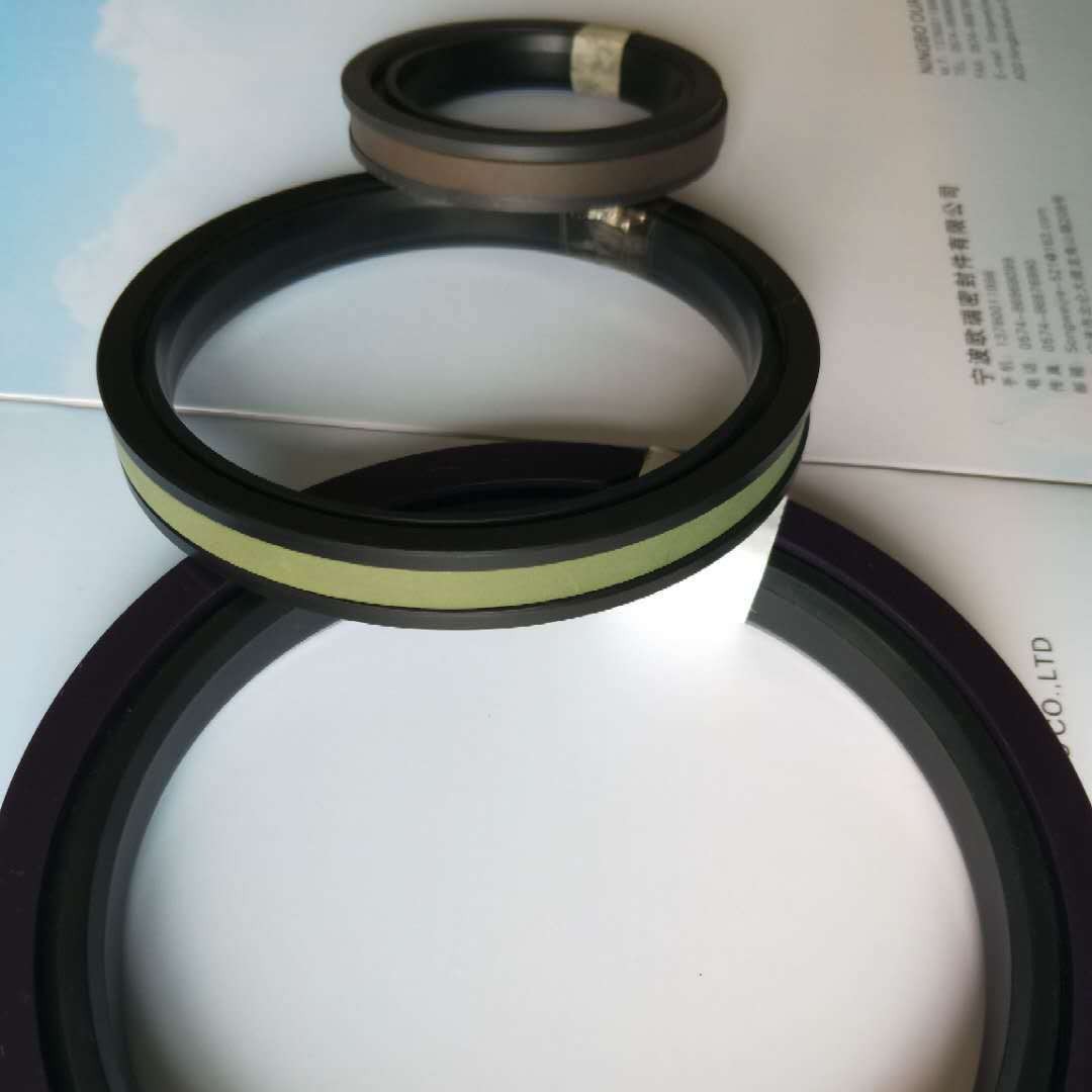 聚四氟乙烯SPGW型活塞密封圈双向组合油封油缸胶圈孔用耐高温气缸