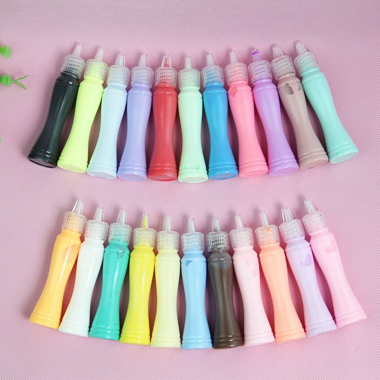 22 Colors Small Waist DIY Artificial Cream Jam 15ml Mobile Phone Case Accessories Food and Play Materials Cream Glue Wholesale