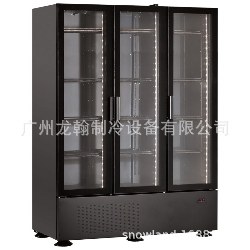 批发三门饮料柜立式展示柜酒吧酒水冰柜商用风冷保鲜柜冷藏啤酒柜