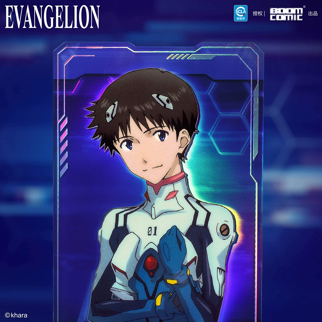 Подлинная неоновая к Genesis Evangelion EVA Cyber Reverberation серия лазерная карта Guangu периферия