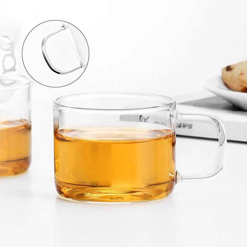 高硼硅带把品茗杯加厚迷你茶杯功夫茶具水杯透明耐热玻璃杯小茶杯|undefined