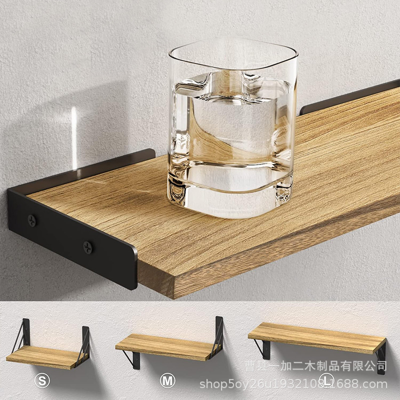 Estante de pared partición triángulo soporte de hierro dormitorio sala de estar colgante de pared soporte de carga soporte fijo