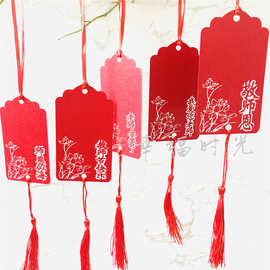 马年元旦过新年春节手写心愿卡 祈愿祝福留言小贺卡吊卡50张