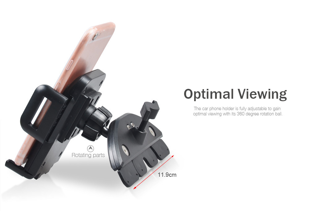 Car mobile phone holder CD port car bracket car mobile phone holder car air outlet navigation mobile phone holder