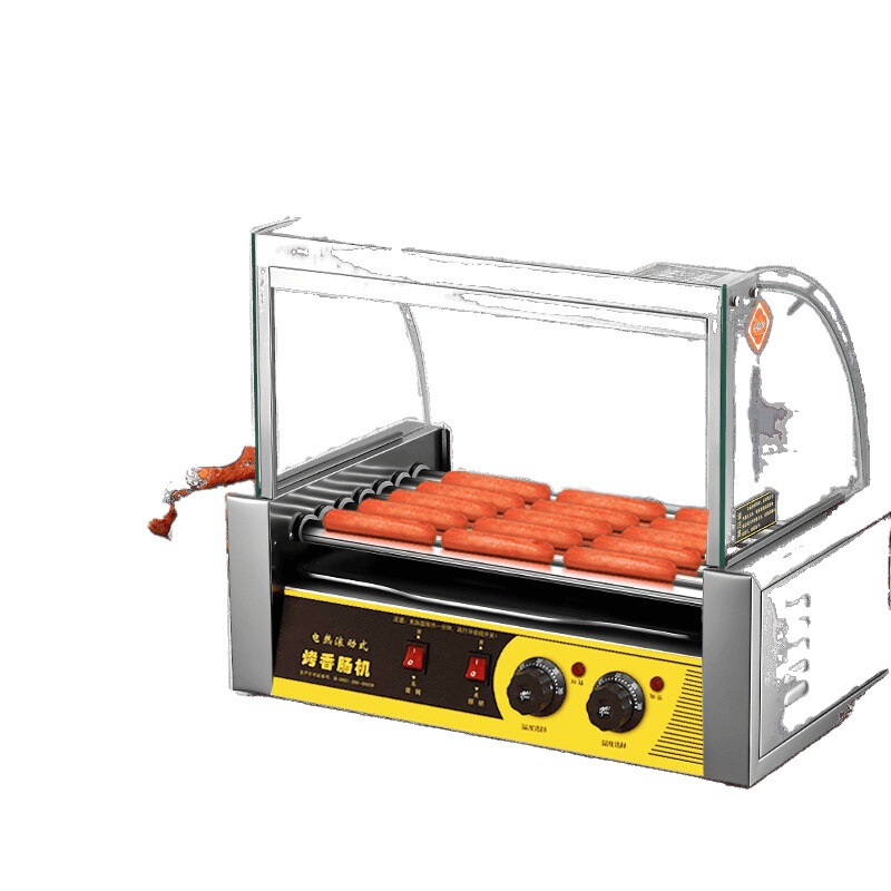 ソーセージ焼き機、業務用小型ホットドッグマシン、屋台ソーセージ焼き機、家庭用ハムソーセージマシン、全自動ソーセージ焼きミニ|undefined