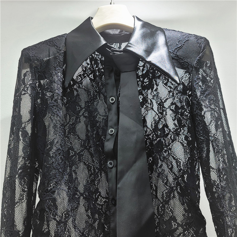 Chic y único, super hermoso, camisa de alta calidad, primavera de 2026 nuevo diseño, nicho, ropa casual