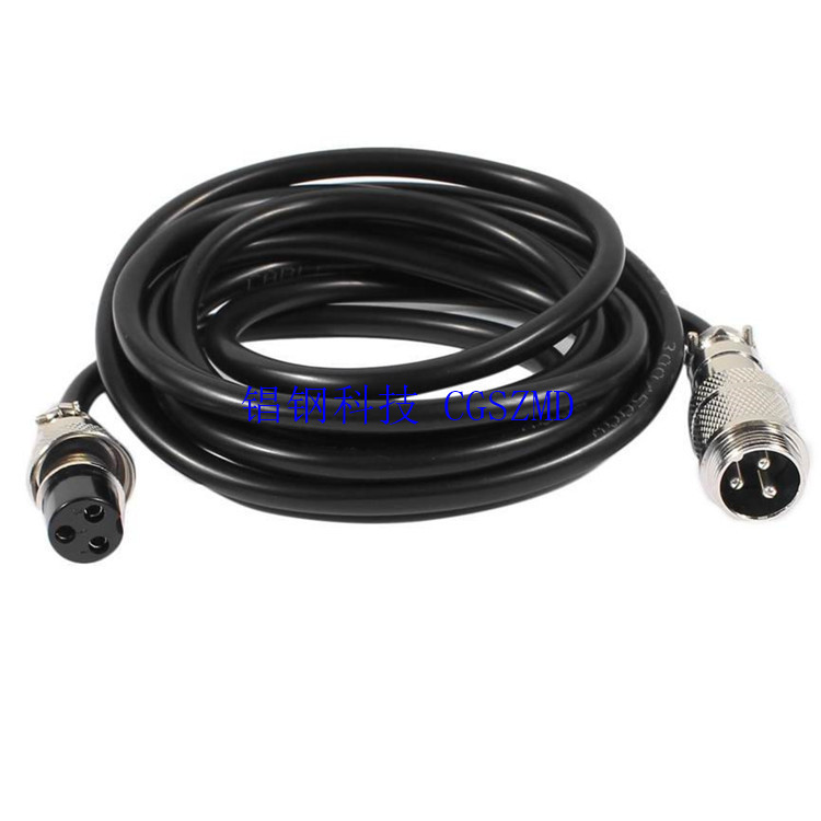 GX16mm2о���ղ�ͷ�� 1ƽ��2о��Դ���������� �ԽӶ��Ӻ���V